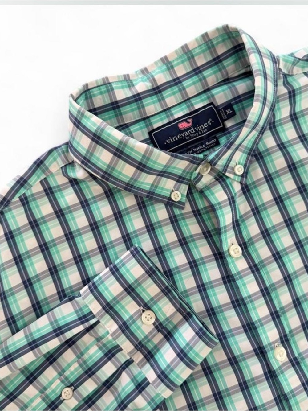 Men's Vineyard Vines Long Sleeve XL Coastal Preppy Office Beach Button Down